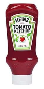Heinz Tomato Ketchup, 910g £3.49 / £2.62 with sub & save + possible first order 10% voucher @ Amazon