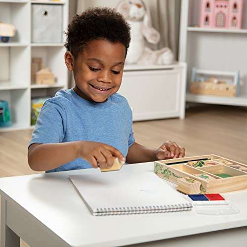 Melissa & Doug Dinosaur Stamp Set with Colouring Pencils for Children £7.39 @ Amazon