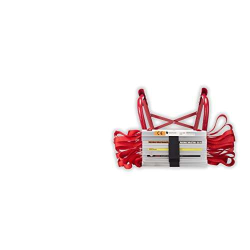 Smartwares Fire Escape Ladder, 4,5 Metres, 2 Storey Buildings, 450 Kg Capacity, Universal Window Mounting, Easy Roll Out System