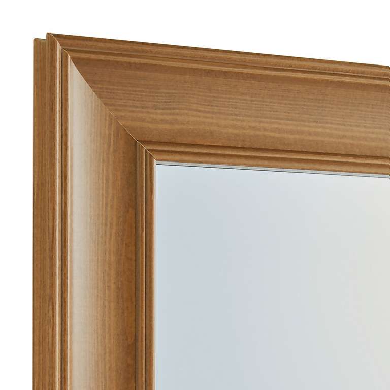 Coldrake Framed Dark Oak Wall Mirror - 51cmx61cm (Limited Stock) - Free Click & Collect