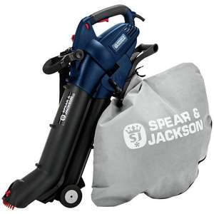 Spear & Jackson Corded Leaf Blower and Garden Vac - 3000W free collection
