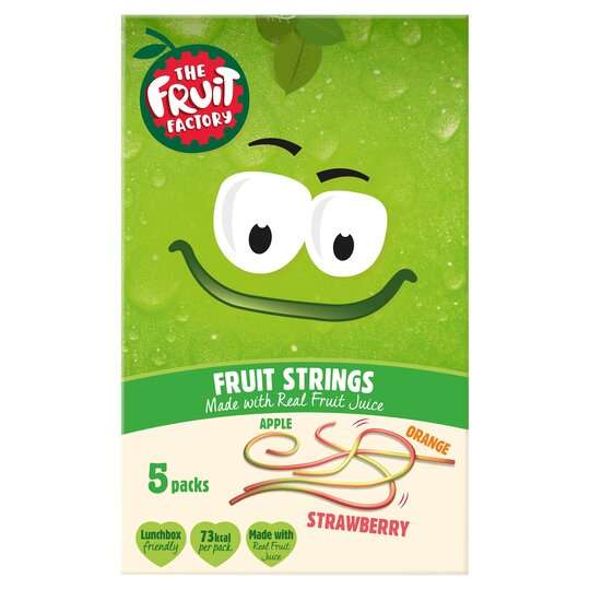 Fruit Factory Hearts / Strings / Stars 5 x 20G £1.85 Clubcard Price @ Tesco