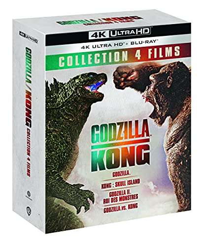 Godzilla & Kong: 4 Film Collection [4K Ultra HD + Blu-Ray]
