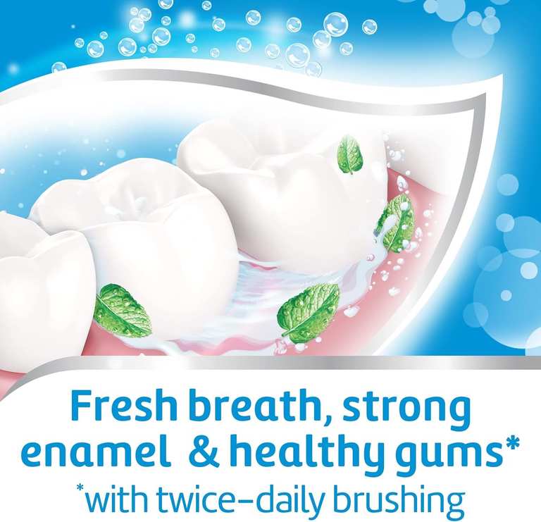 Aquafresh Triple Protection Fresh & Minty Toothpaste Pack of 5 x 75ml photo 3