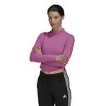 adidas Womens Holidayz Mock Neck Long Sleeve Top Semi Pulse Lilac £9.99 + £4.99 delivery @ MandM Direct