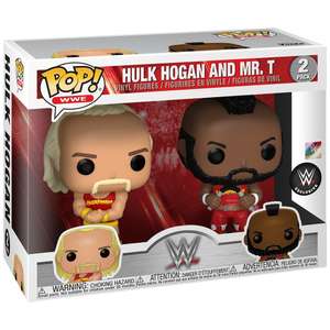 POP! Vinyl: WWE 2-Pack Hulk Hogan & Mr. T - £10 + Free Collection @ Smyths