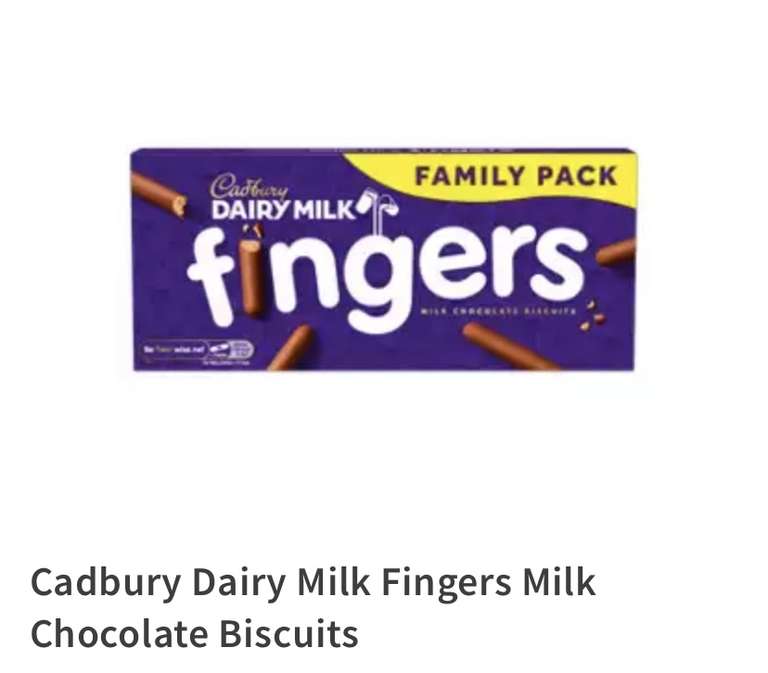 Biscuit offers in store at Ipswich (Fingers, Dodgers, Club etc.)