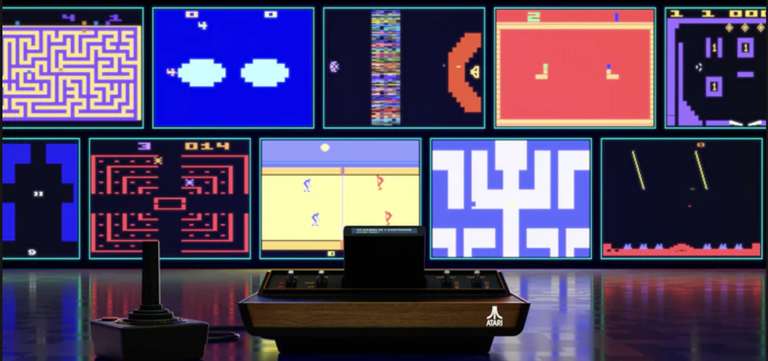Atari 2600 10 Games in 1 Cartridge only used - Free C+C