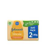 Johnson's Baby Honey soap Duo Pack 2x90g (90p/85p Subscribe & Save) + 15% off voucher on 1st S&S