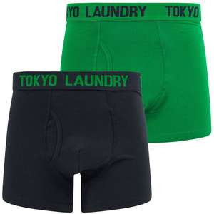 Men’s 2 pack boxers £6.74 each with code + £2.80 delivery with code @ Tokyo Laundry