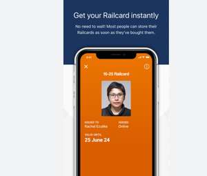 Digital Railcard 16-25 12 months