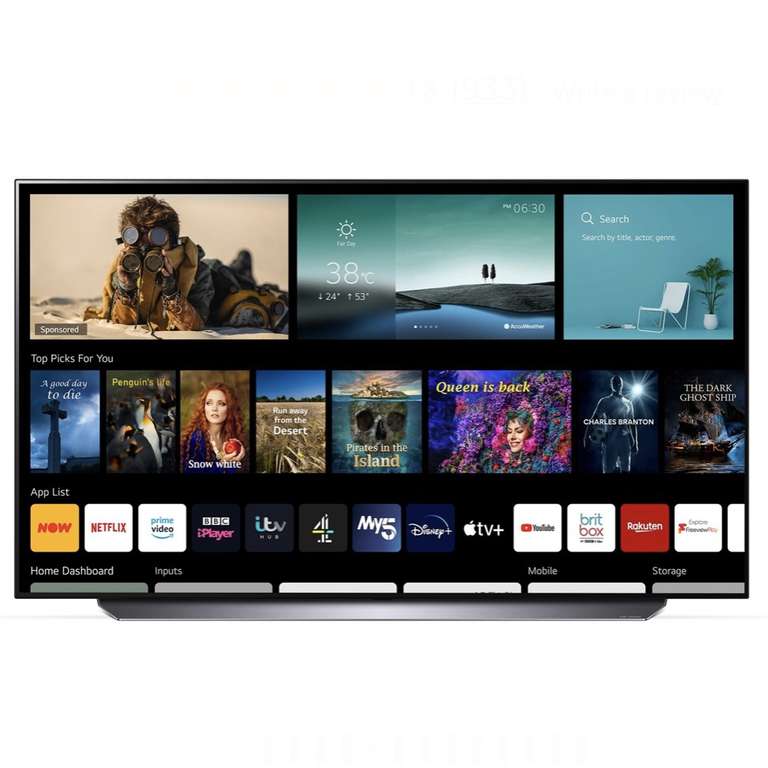 LG OLED55C14LB 55 inch OLED 4K Ultra HD HDR Smart TV Freeview Play Freesat - £799 for VIP members (free sign up) delivered @ Richer Sounds