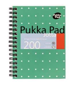 Pukka Jotta Pad A6 80gsm Ruled With Margin Wirebound 200 Pages 100 Sheets