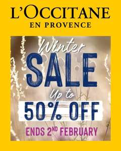 L'Occitane WINTER SALE - up to 50% off