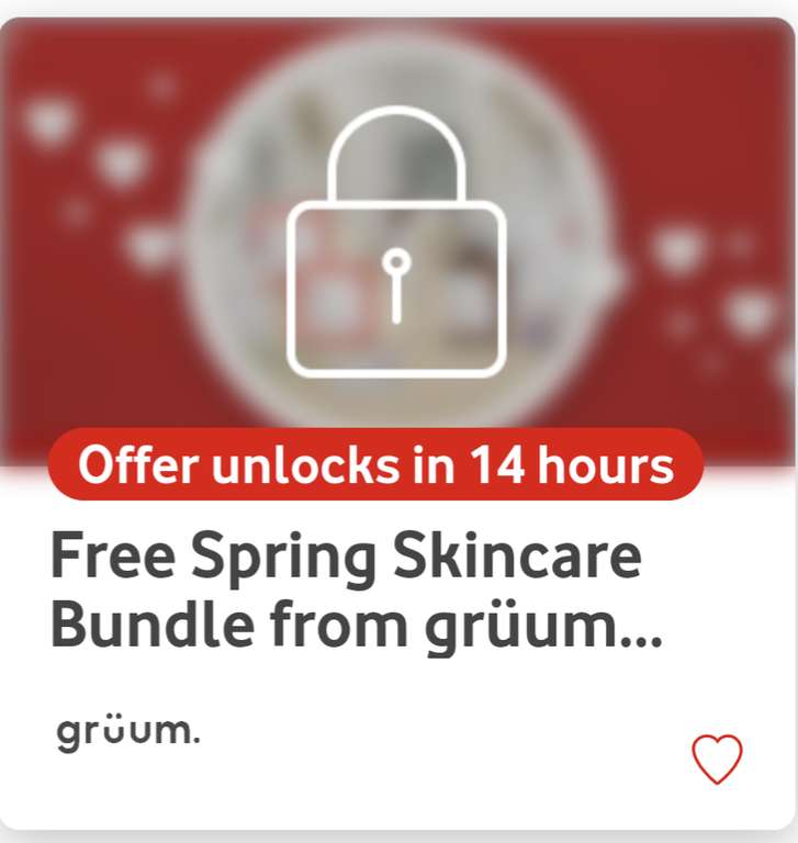 Free Gruum spring skincare bundle via Vodafone VeryMe - Just pay postage