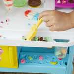 Play-Doh Kitchen Creations Ultimate Ice Cream Truck Playset with 27 Accessories, 12 Pots, Realistic Sounds, Multicolor