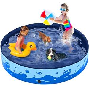 PVC Foldable Pet Dog Paddling Pool with voucher. Sold & dispatched by Yaheetech UK