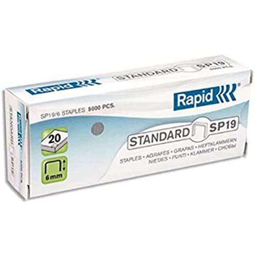 Rapid F19 Staple Pliers and Staples SP19 5000 Staples - 68p @ Amazon