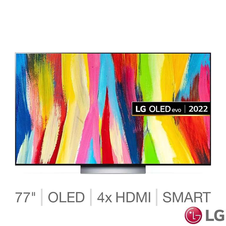 LG OLED77C26LD 77 Inch OLED 4K Ultra HD Smart TV £2690.99 (Members Only) @ Costco