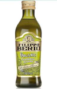 2x 500ml Filippo Berio Organic Extra Virgin Olive Oil, 1L Total (S&S £13.28/£11.88)