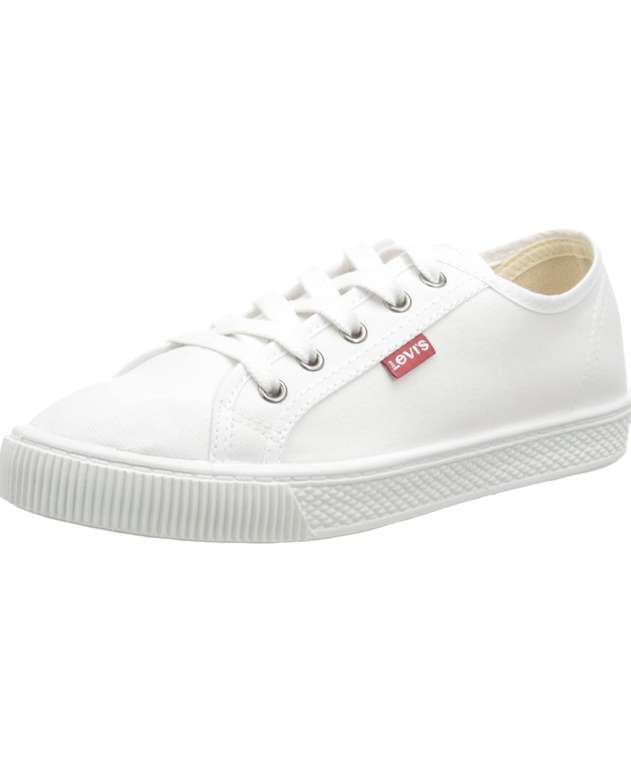 Levi's Women's Malibu Beach Sneakers White - £16.58 with voucher @ Amazon