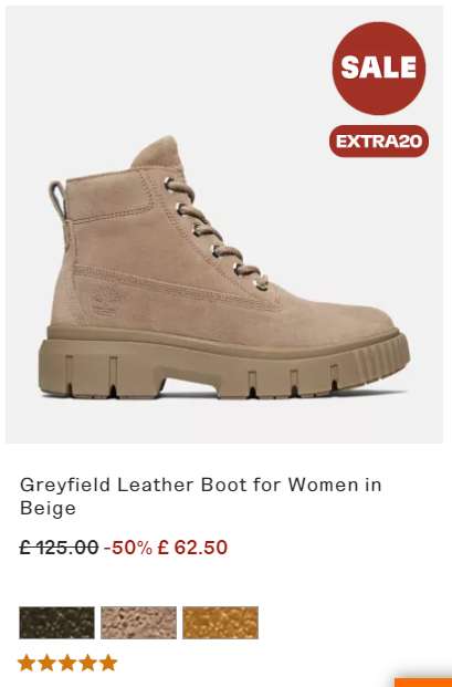 Greyfield Canvas Boots White / Beige & Black - With Code