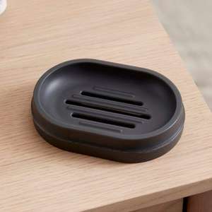 Bathroom accessories and mats sale (e.g. Charcoal Soap Dish for £0.70 click & collect) @ Dunelm