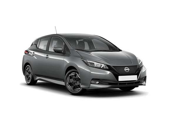 New Nissan Leaf Hatchback 110kW Tekna 39kWh 5dr Auto, Metallic - Gun Metal Paint, Part leather with ultrasuede and synthetic leather - Black