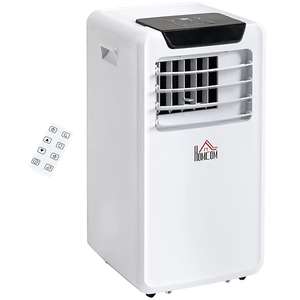 HOMCOM 10000 BTU Mobile Portable Air Conditioner Ac Unit with RC - White - Sold & Shipped by MH STAR UK LTD