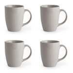 Set of 4 Gloss Stoneware Mugs - Grey or Lilac - £2.50 (Free Click and Collect) @ Dunelm