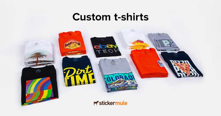 Stickermule T Shirt Printing discount is back