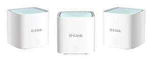 D-Link Wi-Fi 6 AI AX1500 Mesh System (3-pack) AI Parental Control, Gigabit Ports, 1024 QAM, OFDMA, WPA3 - £138.99 @ Amazon
