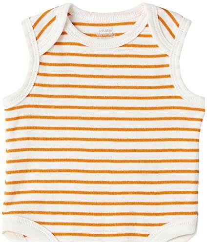 Amazon Essentials Unisex Toddlers and Babies' Sleeveless Bodysuits 6 pack - £4.38 (0 Months) @ Amazon