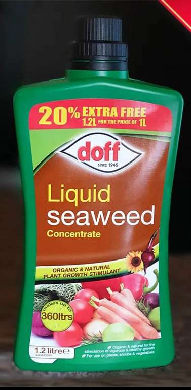 Doff Tomato Feed / Liquid Seaweed Concentrate 1.2L - £1.99 @ Home Bargains (Leicester)