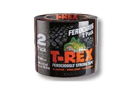 T-Rex Duct Tape Twin Pack Grey 48 mm x 10.9 M - £3.12 + Free Click & Collect @ City Plumbing