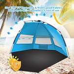 TAGVO Pop Up Beach Tent Sun Shelter Easy Set Up Tear Down £39.99 Dispatches from Amazon Sold by lipsd eu