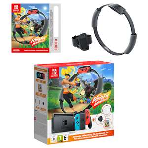 Nintendo Switch (Neon Blue/Neon Red) Ring Fit Adventure Set £309.99 / £278.99 delivered Via StudentBeans @ Nintendo Shop