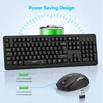 TECKNET Wireless Keyboard and Mouse Set, Ergonomic 2.4G with Nano USB Receiver £16.79 Sold by TechTack(EU) & Fulfilled by Amazon