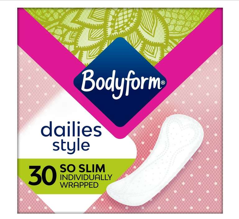 Bodyform Dailies So Slim Panty Liners x30 - Nectar Price