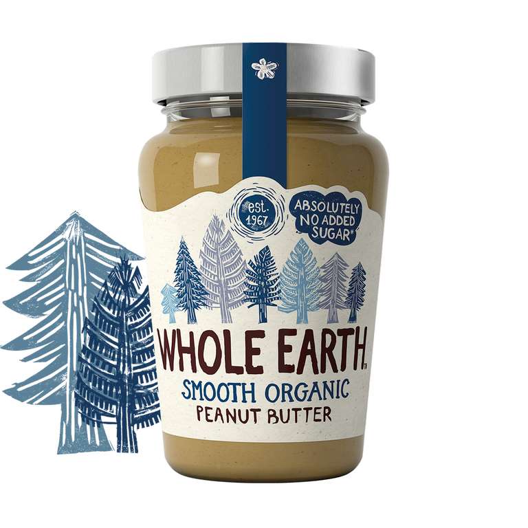 Whole Earth Organic Crunchy/Smooth Peanut Butter, 340g - 79p @ Farmfoods Worcester