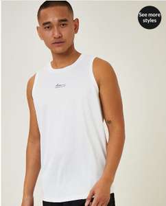White Active Vest for £2 + free click & collect @ George