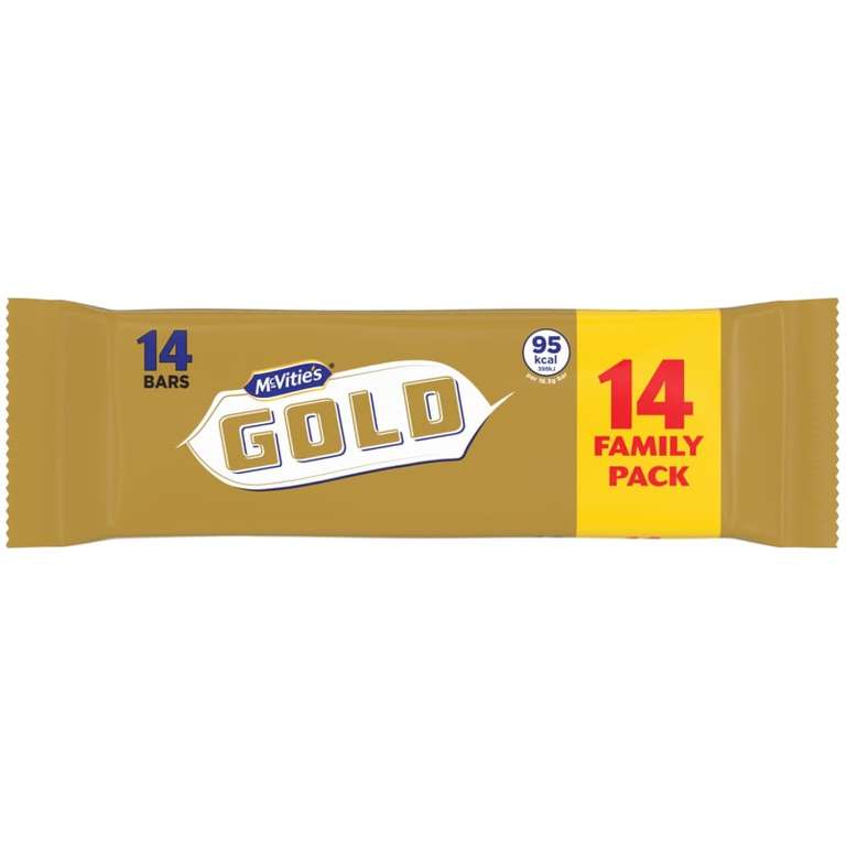 Mcvities Gold chocolate biscuits 14pk instore Sunderland