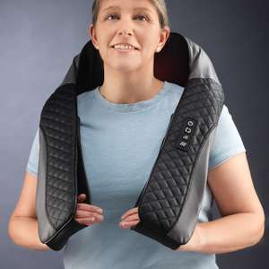Shiatsu Back and Neck Massager with Arm Loops by WellBeing