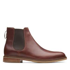 Clarks Clarkdale Gobi, Men's Chelsea boots, Mahogany leather £26.40 with code @ Clarks Outlet