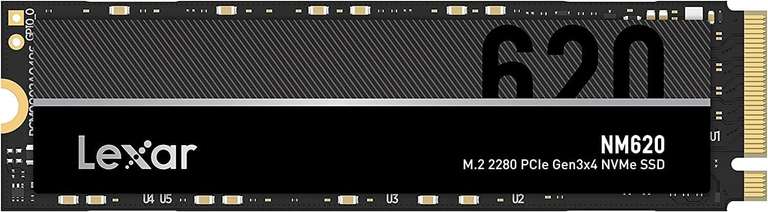 Lexar NM620 2TB SSD, M.2 2280 PCIe Gen3x4 NVMe 1.4 Internal SSD, Up to 3500MB/s Read, 3000MB/s Write, 3D NAND Flash (LNM620X002T-RNNNG)