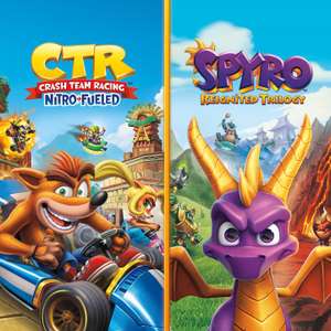 Bundle Spyro Trilogy or Crash Bandicoot Trilogy + Crash Team Racing for PS4 (Turkish PSN) - £9.03