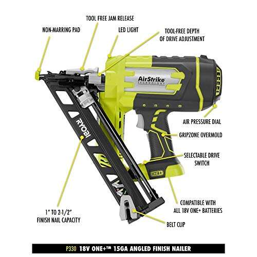 Ryobi 15Ga nail gun (tool only) £181.43 on Amazon US / Amazon