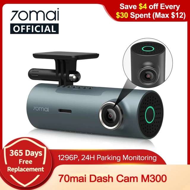 70mai Dash Cam M300 Car DVR 140° FOV 1296P Night Vision 70mai M300 Dash Camera Recorder 24H £38.64 Delivered @ Ali Express / 70mai