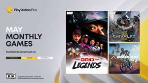 PlayStation Plus Essential (May) - GRID Legends, Chivalry 2 & Descenders (PS4 / PS5)