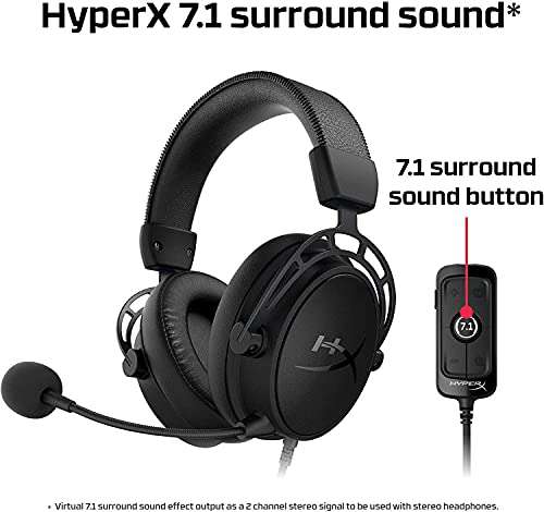 HyperX Cloud Alpha S Gaming Headset, for PC and PS4, 7.1 Surround Sound - £59.99 @ Amazon (Prime Day Exclusive)